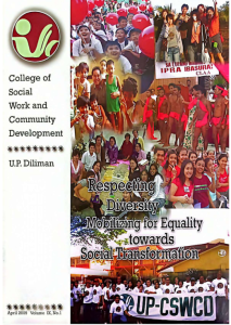 Respecting Diversity Mobilizing for Equality Towards Social Transformation