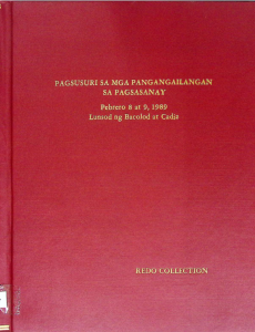 Pagsusuri sa mga Pangangailangan sa Pagsasanay
