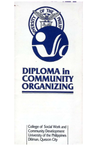 CSWCD Diploma in Community Organizing