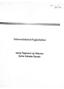 Sekswalidad at Pagkababae