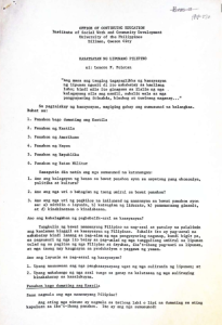 Kasaysayan ng Lipunang Pilipino