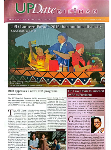 UPD Lantern Parade 2016: Harmonious Diversity