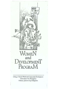 CSWCD Women and Development Program