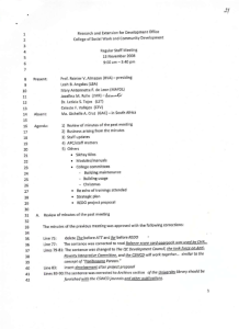 REDO Minutes of Meeting (November 13, 2008)