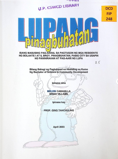 Lupang Pinagbuhatan
