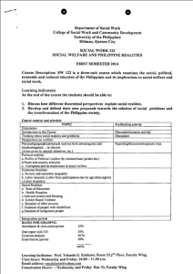 SW 122 Ealdama, Yolanda G. AY 2014-2015