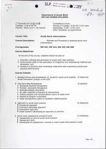 SW 226 Del Castillo, Maria Lyra T. AY 2012-2013 1st Sem