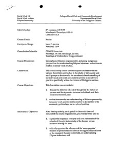 SW 120 Aserios, Jesus C. AY 1998-1999 2nd Sem