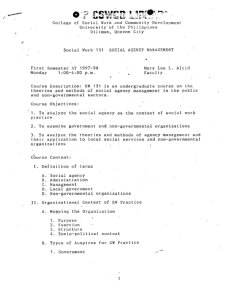 SW 131 Alcid, Mary Lou T. AY 1997-1998 1st Sem