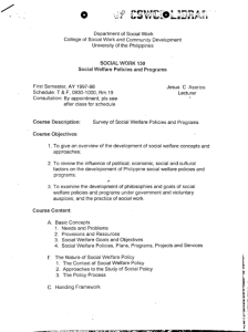 SW 130 Aserios, Jesus C. AY 1997-1998 1st Sem