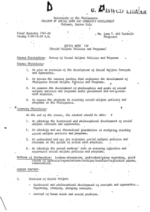 SW 130 Del Castillo, Maria Lyra T. AY 1987-1988 1st Sem