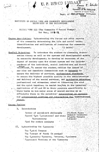 SW 133 Seludo, Lorna P. AY 1971-1972 1st Sem