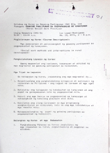 SW 144 Rodriguez, Luz L. AY 1991-1992 1st Sem