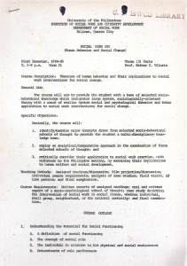 SW 200 Viloria, Esther C. AY 1984-1985 1st Sem