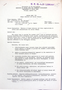 SW 200 Viloria, Esther C. AY 1986-1987 1st Sem