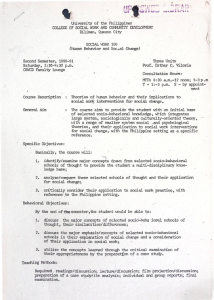 SW 200 Viloria, Esther C. AY 1990-1991 2nd Sem