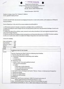 SW 201 Ealdama, Yolanda G. AY 2018-2019 2nd Sem