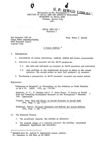 SW 299.1 Quieta, Romeo C. AY 1985-1986 2nd Sem