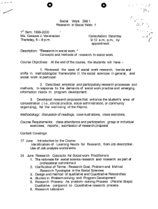 SW 299.1 Veneracion, Ma. Corazon J. AY 1999-2000 1st Sem