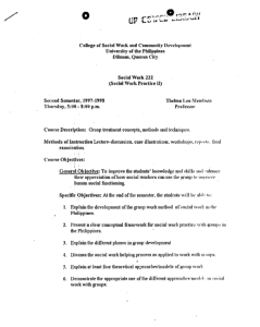 SW 222 Lee-Mendoza, Thelma AY 1997-1998 2nd Sem