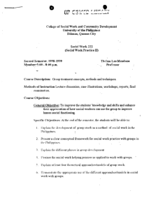 SW 222 Lee-Mendoza, Thelma AY 1998-1999 2nd Sem
