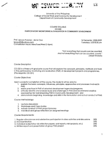 CD 233 Polotan-de la Cruz, Lenore AY 2008-2009 1st Sem