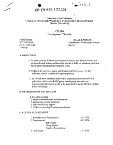 CD 110 Ferrer, Oscar P. AY 1999-2000 1st Sem