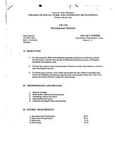 CD 110 Ferrer, Oscar P. AY 2003-2004 1st Sem