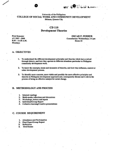 CD 110 Ferrer, Oscar P. AY 2007-2008 1st Sem