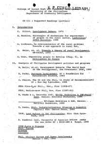 CD 111 Suggested Readings