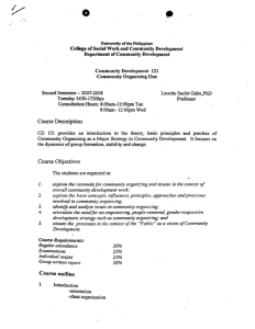 CD 121 Gabo, Leocito S. AY 2007-2008 2nd Sem