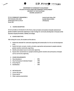 CD 121 Gabo, Leocito S. AY 2011-2012 1st Sem