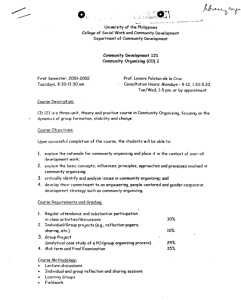 CD 121 Polotan-de la Cruz, Lenore AY 2001-2002 1st Sem