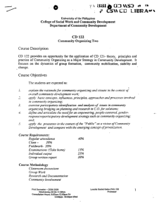 CD 122 Gabo, Leocito S. AY 2008-2009 1st Sem