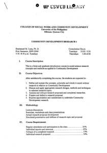 CD 199 Luna, Emmanuel M. AY 2005-2006 1st Sem