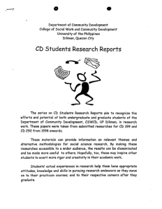 CD 199 Student Reports AY 1997-2000