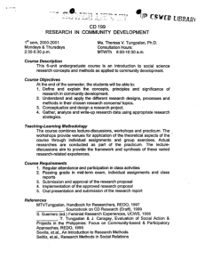 CD 199 Tungpalan, Ma. Theresa V. AY 2000-2001 1st Sem