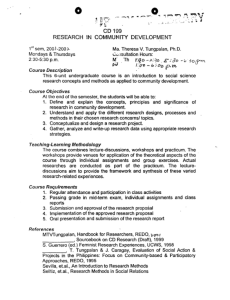CD 199 Tungpalan, Ma. Theresa V. AY 2001-2002 1st Sem