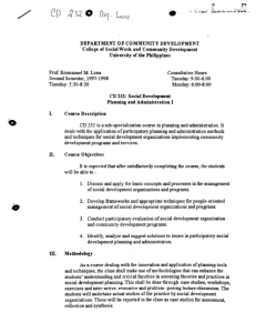 CD 232 Luna, Emmanuel AY 1997-1998 2nd Sem