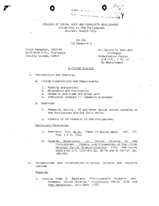 CD 291 Guerrero, Sylvia H. AY 1990-1991 1st Sem