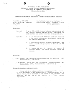 CD 291 Guerrero, Sylvia H. AY 1992-1993 1st Sem