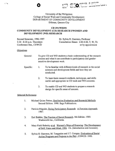 CD 291 Guerrero, Sylvia H. AY 1996-1997 2nd Sem