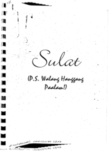 Sulat (P.S. Walang hanggang Paalam!)