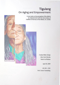 Tigulang: on aging and empowerment
