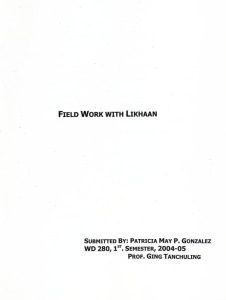 Field Work With Likhaan