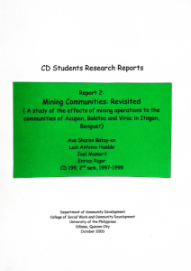 Mining Communities: Revisited