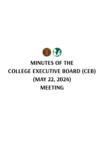 CEB Meeting Document May 2024