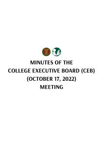 CEB Meeting Document October 2022