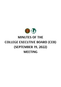 CEB Meeting Document September 2022