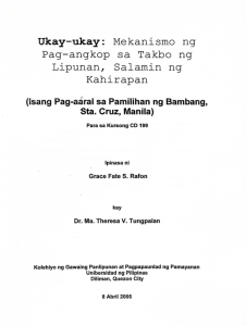 Ukay-ukay: Mekanismo ng Pag-angkop sa Takbo ng Lipunan, Salamin ng Kahirapan